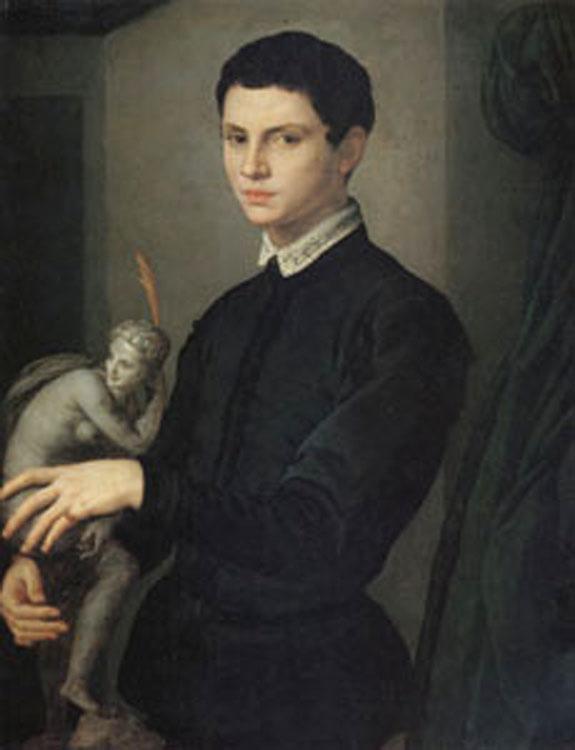 Agnolo Bronzino Portrait of a Sculptor (mk05) oil painting image